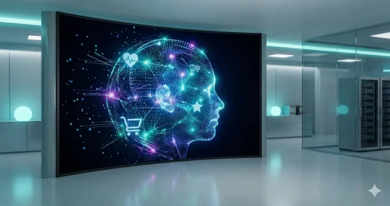 Futuristic digital dashboard representing the best AI marketing tools for hyper-personalization in 2026