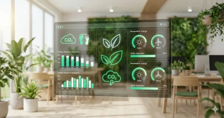 Comparative dashboard of Sustainability Reporting Software for small businesses showing ESG metrics and carbon tracking in 2026.